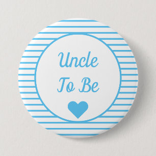 Macaron Rond 7,6 Cm Oncle à être Baby shower