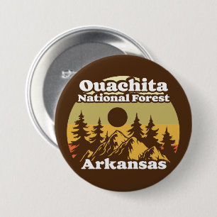 Macaron Rond 7,6 Cm Ouachita Forêt Nationale Arkansas