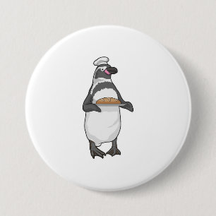 Macaron Rond 7,6 Cm Pain Penguin Baker