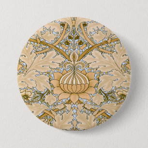 Macaron Rond 7,6 Cm Papier peint vintage St James Acanthus de William 