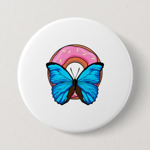 Macaron Rond 7,6 Cm Papillon avec Donut
