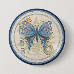 Macaron Rond 7,6 Cm Papillon du bureau de création G