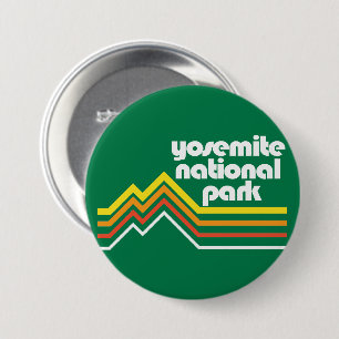 Macaron Rond 7,6 Cm Parc national de Yosemite