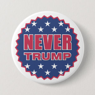 Macaron Rond 7,6 Cm Pas trump jamais le bouton