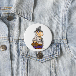 Macaron Rond 7,6 Cm Personnage de percepteur humoristique