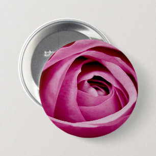Macaron Rond 7,6 Cm Pétales intérieurs de Bud Rose