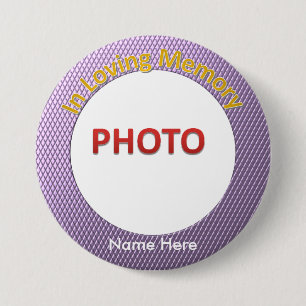 Macaron Rond 7,6 Cm Photo commémorative personnalisée