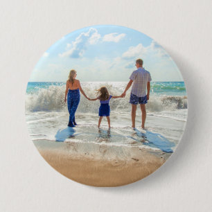 Macaron Rond 7,6 Cm Photo personnalisée - Votre propre design - Perso