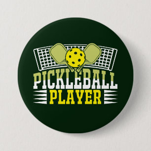 Macaron Rond 7,6 Cm Pickleball