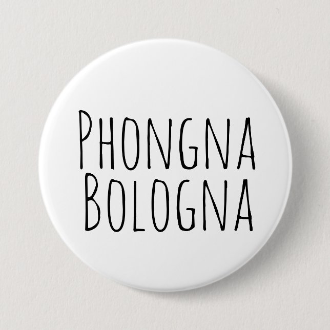 Macaron Rond 7,6 Cm Pin de Bologna de Phongna (Devant)