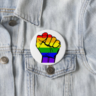 Macaron Rond 7,6 Cm Pin de gay pride - Bouton de drapeau de fierté -
