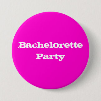 Macaron Rond 7,6 Cm Pin de partie de Bachelorette