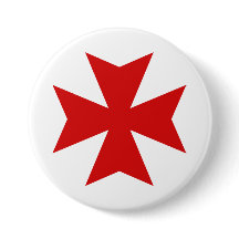 pin rouge croix maltaise #1