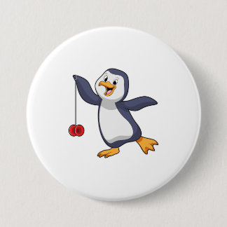Macaron Rond 7,6 Cm Pingouin