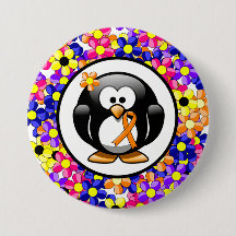 Pingouin à ruban pour la sensibilisation à l'orang