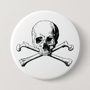 Macaron Rond 7,6 Cm Pirate