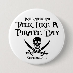 Macaron Rond 7,6 Cm PirateDayButton