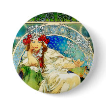 Princesse colorée Hyacinth de Mucha