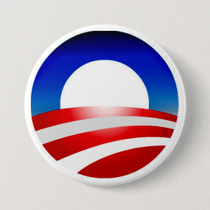 Macaron Rond 7,6 Cm Produits de Zazzle de conception de logo d'Obama