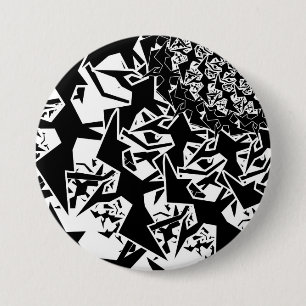 Macaron Rond 7,6 Cm Ptérodactyle de Fractyl