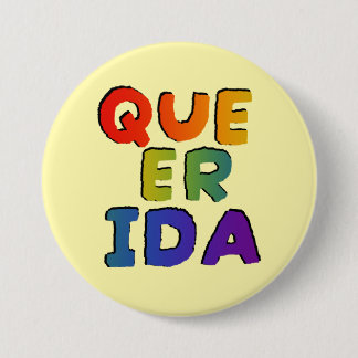 Macaron Rond 7,6 Cm Queerida - Queer et aimé
