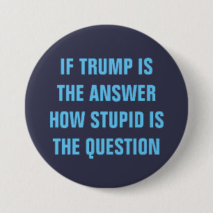 Macaron Rond 7,6 Cm Question 2016 drôle pour des électeurs de GOP