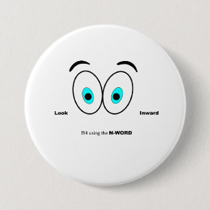 Macaron Rond 7,6 Cm Regardez vers l'intérieur avant d'utiliser le mot 