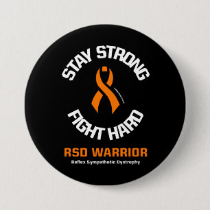 MACARON ROND 7,6 CM RESTER FORT COMBATTRE DUR...RSD