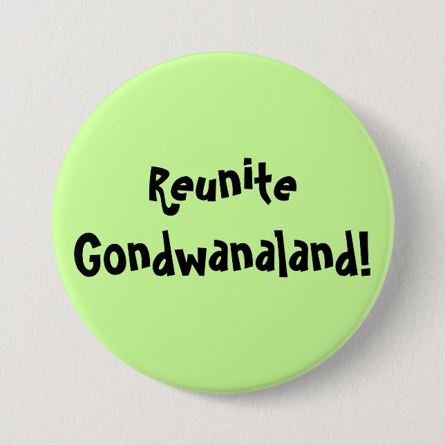 Macaron Rond 7,6 Cm Réunissez Gondwanaland 1 bouton (Devant)