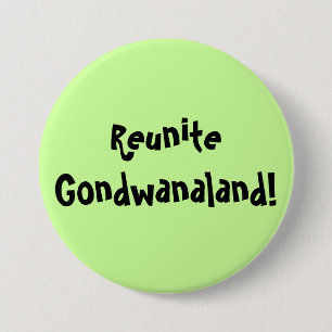 Macaron Rond 7,6 Cm Réunissez Gondwanaland 1 bouton