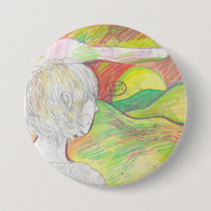 Macaron Rond 7,6 Cm Reviennent le Pin de  