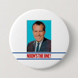 Macaron Rond 7,6 Cm Richard M. Nixon