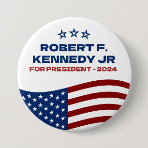 Macaron Rond 7,6 Cm Robert F Kennedey Jr pour le président 2024