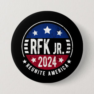 Macaron Rond 7,6 Cm Robert Kennedy, Jr. pour le président 2024