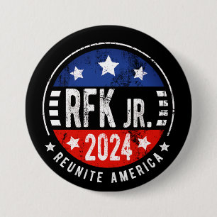 Macaron Rond 7,6 Cm Robert Kennedy, Jr. pour Président 2024