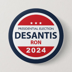 Macaron Rond 7,6 Cm Ron DeSantis 2024