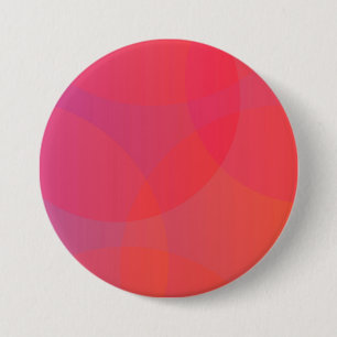 Macaron Rond 7,6 Cm rose, orange, moderne, simple, cool, art tendance