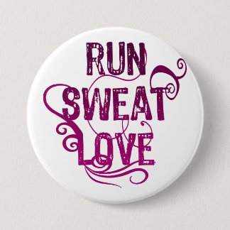Macaron Rond 7,6 Cm Run Sweat Love