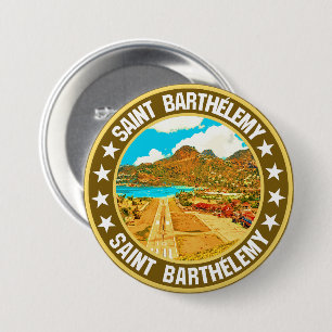 Macaron Rond 7,6 Cm Saint Barthélemy