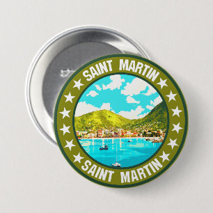 Macaron Rond 7,6 Cm Saint Martin