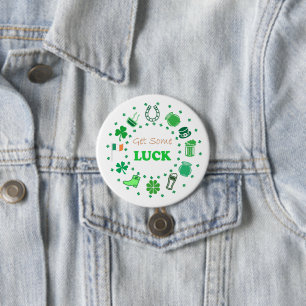 Macaron Rond 7,6 Cm Saint Patrick's Day