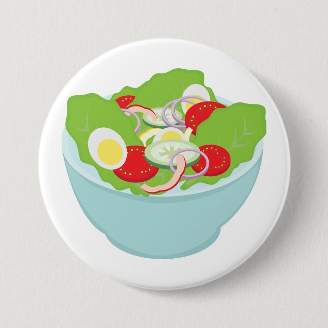 Macaron Rond 7,6 Cm Salade (Devant)