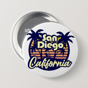Macaron Rond 7,6 Cm San Diego Californie