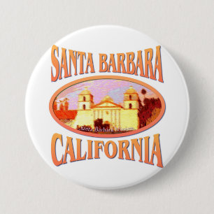 Macaron Rond 7,6 Cm Santa Barbara la Californie