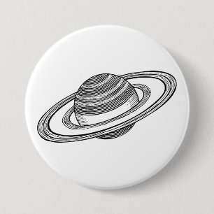 Macaron Rond 7,6 Cm Saturne