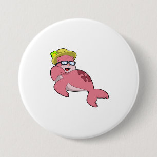 Macaron Rond 7,6 Cm Sceau avec lunettes.PNG