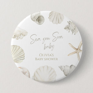 Macaron Rond 7,6 Cm Sea you soon baby shower