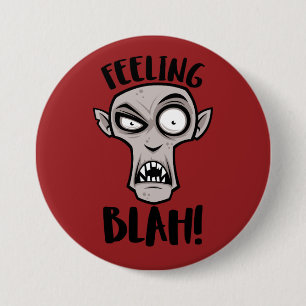 Macaron Rond 7,6 Cm Sentiment Blah Nosferatu Vampire