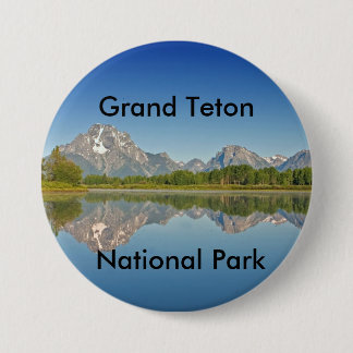 Macaron Rond 7,6 Cm Série grande 10 de parc national de Teton