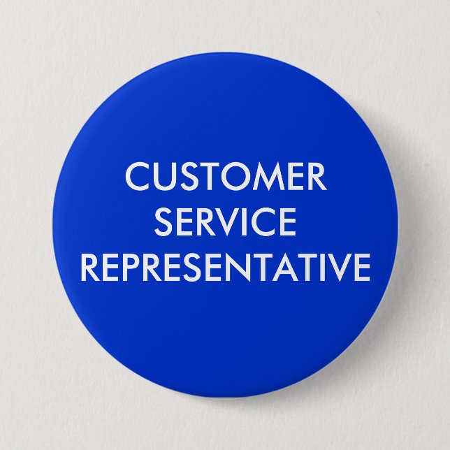 MACARON ROND 7,6 CM SERVICE CLIENTÈLE (Devant)